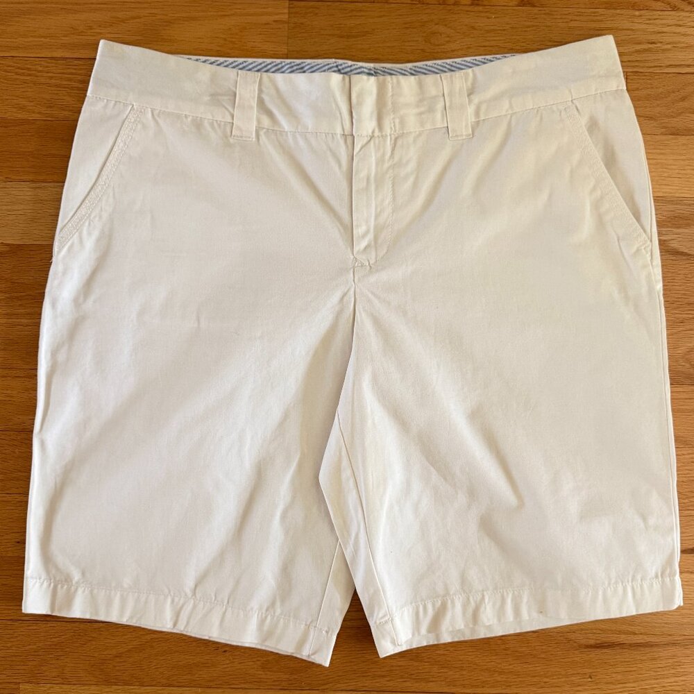 NWT Tommy Hilfiger White Cotton Shorts Size 14